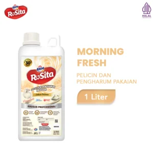 BRM Rosita Pelicin & Pengharum Pakaian Morning Fresh 1 Liter - Anti-Bakteri Wangi Tahan Lama