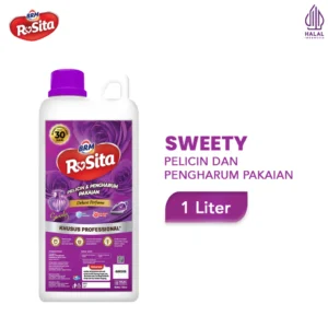 BRM Rosita Pelicin & Pengharum Pakaian Sweety 1 Liter - Anti-Bakteri Wangi Tahan Lama