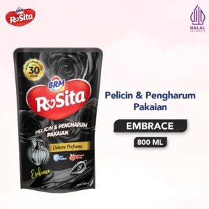 BRM Rosita Pelicin dan Pengharum Pakaian Varian Embrace Refill 800 ml