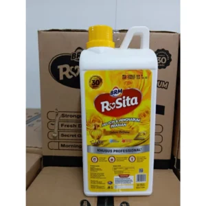1 Karton Brm Rosita Pelicin Dan Pengharum Pakaian 1 Liter Varian Fresh Day