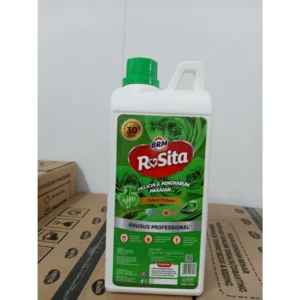 1 Karton Brm Rosita Pelicin Dan Pengharum Pakaian 1 Liter Varian Secret Garden