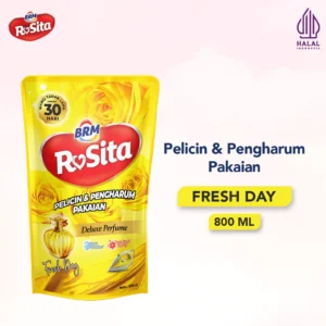 BRM Rosita Pelicin & Pengharum Pakaian Fresh Day Refill 800 ml