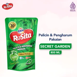 BRM Rosita Pelicin dan Pengharum Pakaian Varian Secret Garden Refill 800 ml